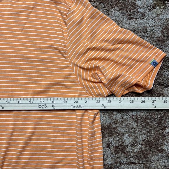 Tasc Polo Shirt Mens Extra Large Performance Stretch Casual Striped - Picture 6 of 9